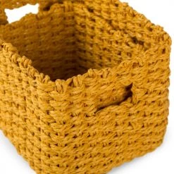 Compactor Paniers Et Corbeilles Paniers De Rangement 21x16cm Et 17x14cm - Lot De 2 -Accessoires de cheminée Soldes paniers de rangement 21x16cm et 17x14cm lot de 2 5