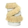 Bazar Bizar Paniers Et Corbeilles Paniers En Bambou Et Raphia Blanc Naturel Lot De 3 -Accessoires de cheminée Soldes paniers en bambou et raphia blanc naturel lot de 3