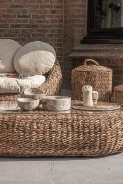 Bazar Bizar Paniers Et Corbeilles Paniers En Feuilles De Bananier Naturel Lot De 3 -Accessoires de cheminée Soldes paniers en feuilles de bananier naturel lot de 3 3