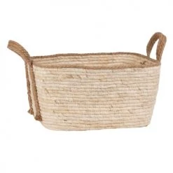 Maisons Du Monde Paniers Et Corbeilles Paniers En Fibre De Maïs Tressé (x2) -Accessoires de cheminée Soldes paniers en fibre de mais tresse x2 1000 2 5 202217 3