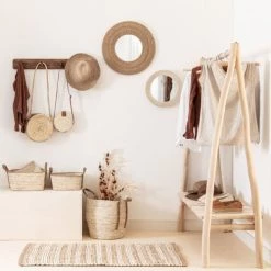 Maisons Du Monde Paniers Et Corbeilles Paniers En Fibre De Maïs Tressé (x2) -Accessoires de cheminée Soldes paniers en fibre de mais tresse x2 1000 2 5 202217 6