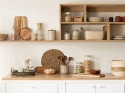 Maisons Du Monde Paniers Et Corbeilles Paniers En Fibre De Maïs Tressé (x2) -Accessoires de cheminée Soldes paniers en fibre de mais tresse x2 1000 2 5 202217 8