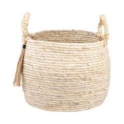 Maisons Du Monde Paniers Et Corbeilles Paniers En Fibre De Maïs (x2) -Accessoires de cheminée Soldes paniers en fibre de mais x2 1000 7 35 207577 3
