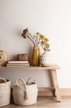 Maisons Du Monde Paniers Et Corbeilles Paniers En Fibre De Maïs (x2) -Accessoires de cheminée Soldes paniers en fibre de mais x2 1000 7 35 207577 4