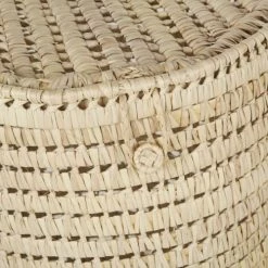 Maisons Du Monde Paniers Et Corbeilles Paniers En Fibre De Palmier Tressée Main (x2) -Accessoires de cheminée Soldes paniers en fibre de palmier tressee main x2 1000 0 16 226049 3