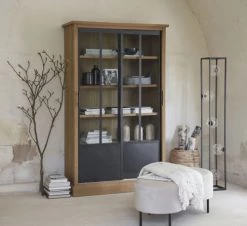 Maisons Du Monde Paniers Et Corbeilles Paniers En Fibre Végétale Beige Et Noir (X2) -Accessoires de cheminée Soldes paniers en fibre vegetale beige et noir x2 1000 10 10 210504 4