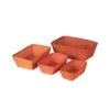 Compactor Paniers Et Corbeilles Paniers En Jonc De Mer Tressés - Lot De 4 -Accessoires de cheminée Soldes paniers en jonc de mer tresses lot de 4