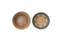 Bloomingville Paniers Et Corbeilles Paniers En Jute Multicolore Lot De 2
