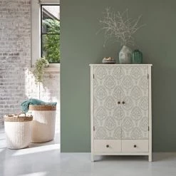 Maisons Du Monde Paniers Et Corbeilles Paniers En Papier Et Jonc De Mer Blanc Et Marron (x2) -Accessoires de cheminée Soldes paniers en papier et jonc de mer blanc et marron x2 1000 15 24 219825 2