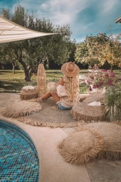 Bazar Bizar Paniers Et Corbeilles Paniers En Raphia Naturel Lot De 2 -Accessoires de cheminée Soldes paniers en raphia naturel lot de 2 5