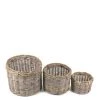 MOYCOR Paniers Et Corbeilles Paniers En Rotin Et Corde (x3) -Accessoires de cheminée Soldes paniers en rotin et corde x3 6