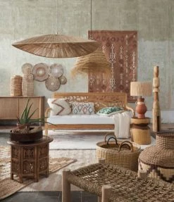 Maisons Du Monde Paniers Et Corbeilles Paniers En Rotin Tressé Main Blanc (x2) -Accessoires de cheminée Soldes paniers en rotin tresse main blanc x2 1000 16 37 220166 5