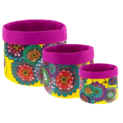 Pylones Paniers Et Corbeilles Paniers Gigognes Multi-usages 17,2cm/15,2 Cm/12,2cm - Lot De 3 -Accessoires de cheminée Soldes paniers gigognes multi usages 17 2cm 15 2 cm 12 2cm lot de 3 4