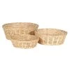 Grenier Alpin Paniers Et Corbeilles Paniers Naturels En Rotin (set De 3) -Accessoires de cheminée Soldes paniers naturels en rotin set de 3