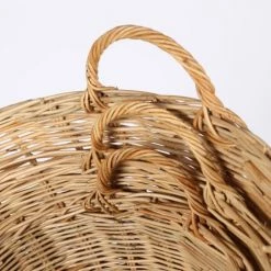 Grenier Alpin Paniers Et Corbeilles Paniers Naturels En Rotin (set De 3) -Accessoires de cheminée Soldes paniers naturels en rotin set de 3 6