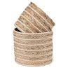 Maisons Du Monde Paniers Et Corbeilles Paniers Ronds En Coton Et Fibre Végétales Beiges Et écrus (X2) -Accessoires de cheminée Soldes paniers ronds en coton et fibre vegetales beiges et ecrus x2 1000 3 37 227956 1