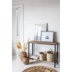 Wadiga Paniers Et Corbeilles Paniers Ronds Tressés En Jonc De Mer - Lot De 2 -Accessoires de cheminée Soldes paniers ronds tresses en jonc de mer lot de 2 3