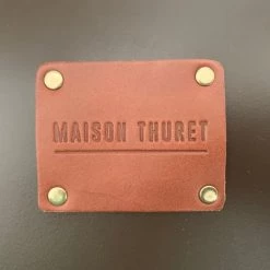 Accessoires de cheminée Soldes -Accessoires de cheminée Soldes porte buches en cuir marron 43 x 34 cm 1