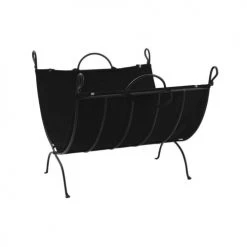 Aubry Gaspard Accessoires De Cheminée Porte-bûches Pliable En Fer Forgé