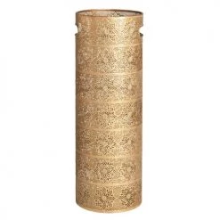 Maisons Du Monde Paniers Et Corbeilles Porte-parapluie En Métal Ciselé Doré Mat