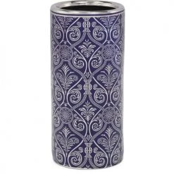 Thai Natura Paniers Et Corbeilles Porte-parapluies Céramique Argent 20x20x46cm