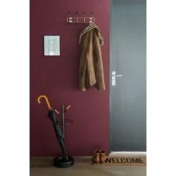 Present Time Boîtes Porte Parapluies En Acier Et Bois H74cm -Accessoires de cheminée Soldes porte parapluies en acier et bois h74cm 2