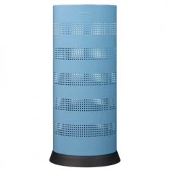 Rossignol Paniers Et Corbeilles Porte-parapluies Perforé 28L En Métal Bleu Clair -Accessoires de cheminée Soldes porte parapluies perfore 28l en metal bleu clair 3