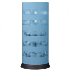 Rossignol Paniers Et Corbeilles Porte-parapluies Perforé 28L En Métal Bleu Clair -Accessoires de cheminée Soldes porte parapluies perfore 28l en metal bleu clair 4
