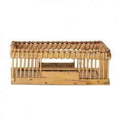 Bloomingville Paniers Et Corbeilles Porte-serviette En Bambou Beige