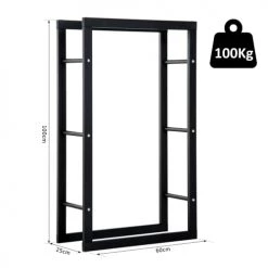 Homcom Accessoires De Cheminée Range Bûches Design Contemporain Rectangulaire H100 Cm Métal Noir 10 Homcom Accessoires De Cheminée Range Bûches Design Contemporain Rectangulaire H100 Cm Métal Noir -Accessoires de cheminée Soldes range buches design contemporain rectangulaire h100 cm metal noir 8