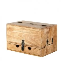 Maisons Du Monde Boîtes Range-courrier 4 Tiroirs En Manguier -Accessoires de cheminée Soldes range courrier 4 tiroirs en manguier 1000 11 9 176760 2