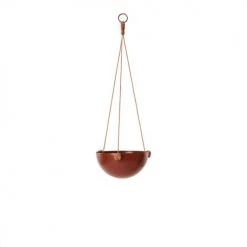 OYOY Living Design Paniers Et Corbeilles Rangement Suspendu Rouge En Métal Ø20xH61cm