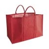 Aubry Gaspard Accessoires De Cheminée Sac à Bûches En Jute Rouge -Accessoires de cheminée Soldes sac a buches en jute rouge