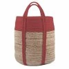 Stof Paniers Et Corbeilles Sac Déco En Jute Terracotta -Accessoires de cheminée Soldes sac deco en jute terracotta 1
