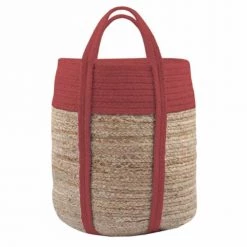Stof Paniers Et Corbeilles Sac Déco En Jute Terracotta