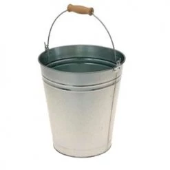 Wadiga Accessoires De Cheminée Seau à Cendres De Cheminée En Zinc - 10L