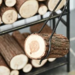 Outsunny Accessoires De Cheminée Serviteur De Cheminée Cerf Range Bûche 2 étagères 4 Accessoires Métal -Accessoires de cheminée Soldes serviteur de cheminee cerf range buche 2 etageres 4 accessoires metal 5