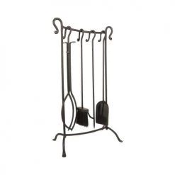 Aubry Gaspard Accessoires De Cheminée Serviteur De Cheminée Fer Forgé Moderne 4 Accessoires