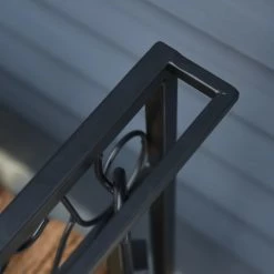 Homcom Accessoires De Cheminée Serviteur De Cheminée Range Bûches 4 Accessoires Inclus Métal Noir -Accessoires de cheminée Soldes serviteur de cheminee range buches 4 accessoires inclus metal noir 16