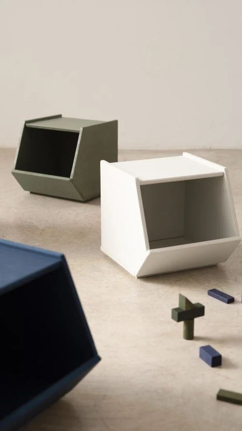 RNT By Really Nice Things Paniers Et Corbeilles Set 2 Boîtes Rangement Gris 4 RNT By Really Nice Things Paniers Et Corbeilles Set 2 Boîtes Rangement Gris – Image 2