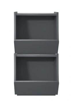 RNT By Really Nice Things Paniers Et Corbeilles Set 2 Boîtes Rangement Gris