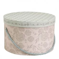 Mathilde M Set De 3 Boîtes à Chapeau Jardin D'Ailleurs -Accessoires de cheminée Soldes set de 3 boites a chapeau jardin d ailleurs 2