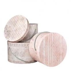 Mathilde M Set De 3 Boîtes à Chapeaux Palazzo Bello