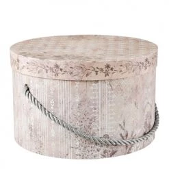 Mathilde M Set De 3 Boîtes à Chapeaux Palazzo Bello -Accessoires de cheminée Soldes set de 3 boites a chapeaux palazzo bello 3