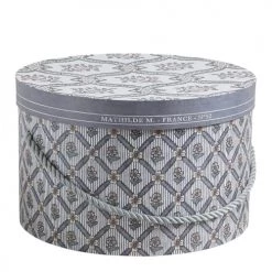 Mathilde M Set De 3 Boîtes à Chapeaux Paradis Fleuri -Accessoires de cheminée Soldes set de 3 boites a chapeaux paradis fleuri 1