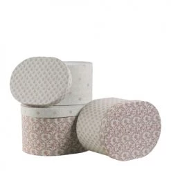 Mathilde M Boîtes Set De 3 Boites à Chapeaux Petite Indienne