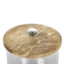 Beliani Set De 3 Boîtes Décoratives Argentées -Accessoires de cheminée Soldes set de 3 boites decoratives argentees 4