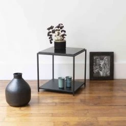 Casatera Set De 3 Boîtes En Jonc De Mer Noir -Accessoires de cheminée Soldes set de 3 boites en jonc de mer noir 4