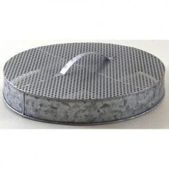 Aubry Gaspard Accessoires De Cheminée Tabouret Et Seau à Pellets Métal Galvanisé Cerf -Accessoires de cheminée Soldes tabouret et seau a pellets metal galvanise cerf 2