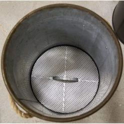 Aubry Gaspard Accessoires De Cheminée Tabouret Et Seau à Pellets Métal Galvanisé Cerf -Accessoires de cheminée Soldes tabouret et seau a pellets metal galvanise cerf 3